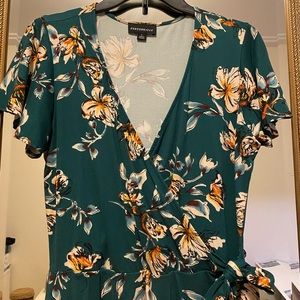 EUC Fortune + Ivy | Stitch Fix | High-Low Midi Dress